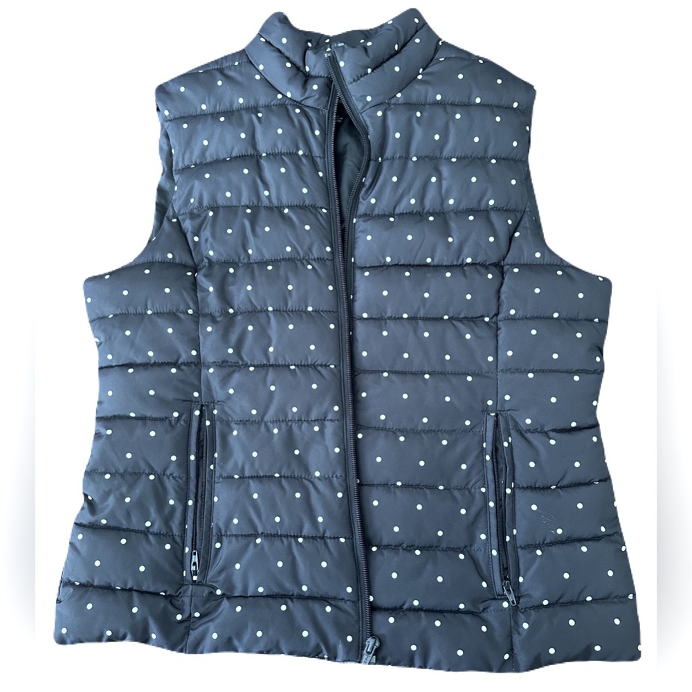 Colebrook Black Polka Dot Vest